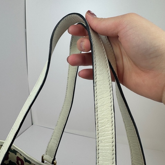 Gucci Web Tote with Green and Red Stripes - Picture 5 of 16